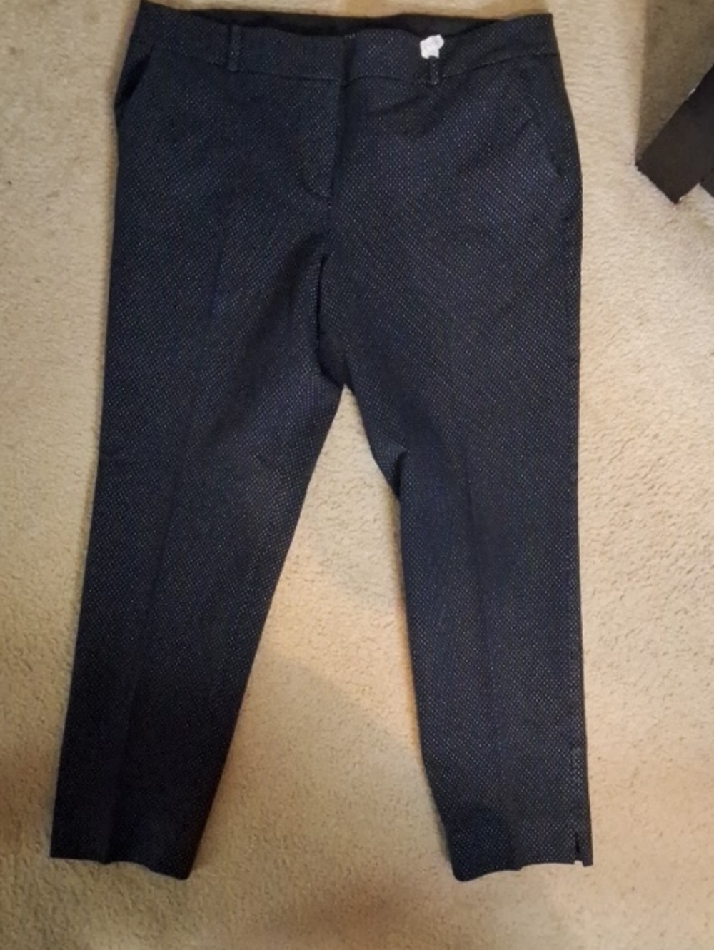 Talbots Men's Dress Pants in Dark Navy Charcoal